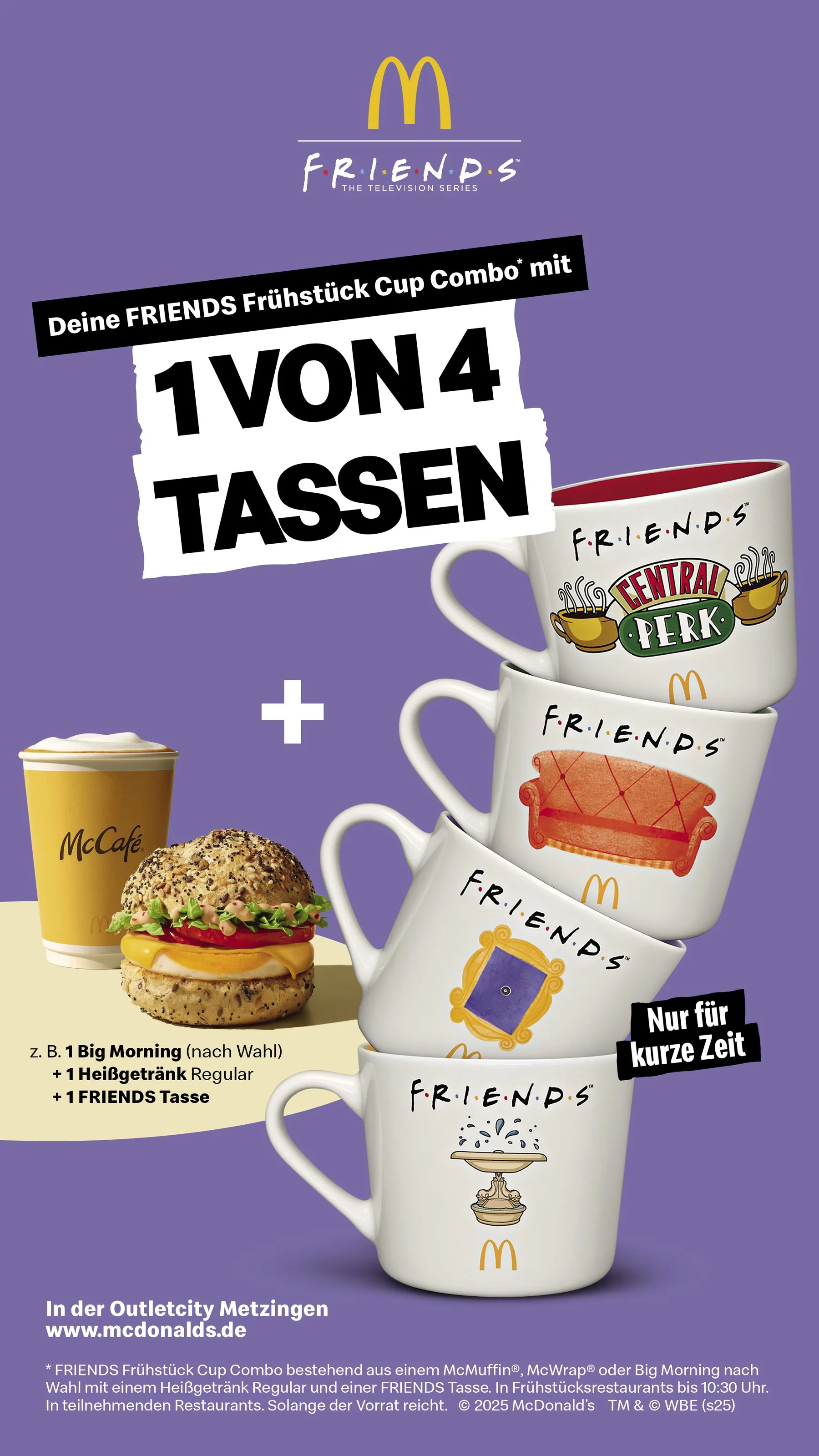 McDonald's Friends Menu