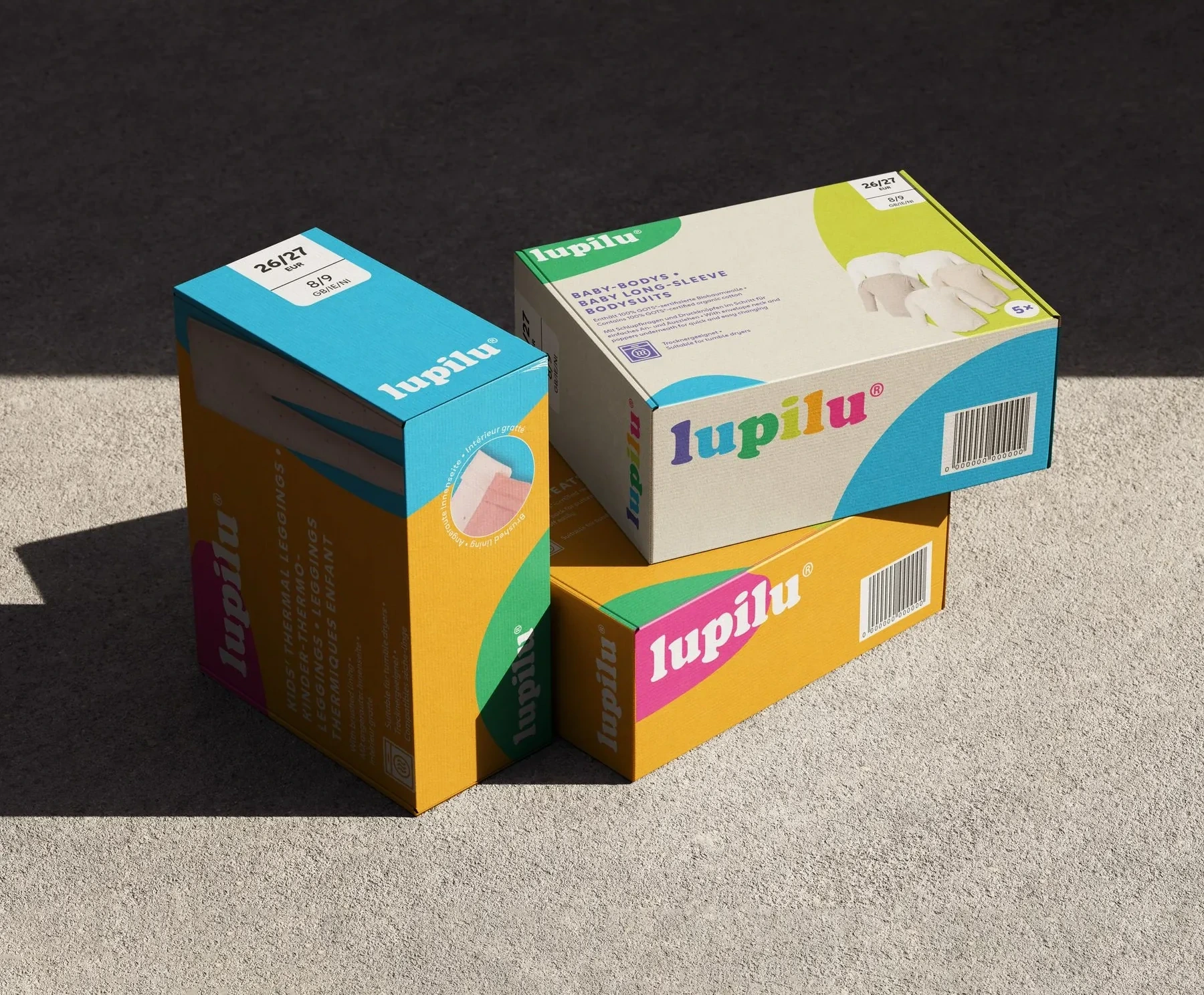 Lupilu packaging range
