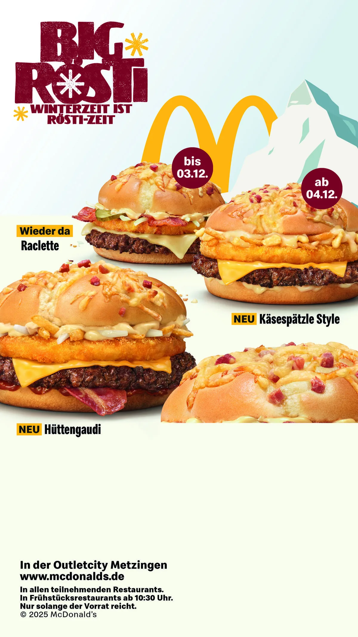 McDonald's Big Rösti campaign